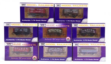 [OO GAUGE]. EIGHT DAVID DACEY SOUTH WALES COALFIELDS SERIES LIMITED EDITION WAGONS BY DAPOL