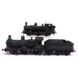 [OO GAUGE]. A G.W.R. KIT-BUILT COLLECTION comprising a G.W.R. (ex M. & S.W.J.R.) 2-4-0 tender