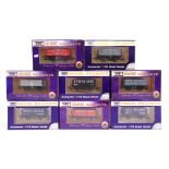[OO GAUGE]. EIGHT DAVID DACEY SOUTH WALES COALFIELDS SERIES LIMITED EDITION WAGONS BY DAPOL
