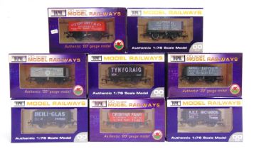 [OO GAUGE]. EIGHT DAVID DACEY SOUTH WALES COALFIELDS SERIES LIMITED EDITION WAGONS BY DAPOL