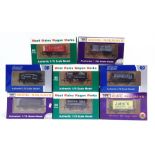 [OO GAUGE]. EIGHT WEST WALES WAGON WORKS LIMITED EDITION WAGONS BY DAPOL comprising a seven-plank