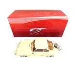 A 1/18 SCALE GT SPIRIT NO.GT010ZM, 1962 PORSCHE 356B CARRERA 2 cream, mint or near mint (model