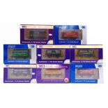 [OO GAUGE]. EIGHT WEST WALES WAGON WORKS LIMITED EDITION WAGONS BY DAPOL comprising a box van '