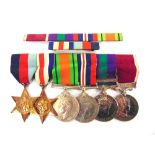 A SECOND WORLD WAR & LATER L.S.G.C. GROUP OF SIX MEDALS TO WARRANT OFFICER D.G. COOK, ROYAL
