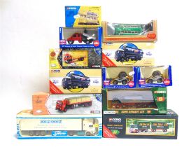 TWELVE ASSORTED DIECAST MODEL COMMERCIAL VEHICLES by Corgi Classics (7), and others, each mint or