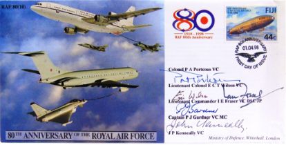 STAMPS - AN 80TH ANNIVERSARY OF THE R.A.F. 1918-1998 SIGNED COVER COLLECTION (31, some duplication