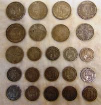 GREAT BRITAIN - VICTORIA (1837-1901), JUBILEE COINAGE, 1887 comprising five halfcrowns;