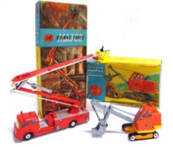 TWO CORGI DIECAST MODELS comprising a Major Toys No.1127, Bedford Simon Snorkel Fire Engine, red,