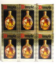 WHISKY - HAIG DIMPLE (70% proof), six bottles (75.7cl), each boxed.