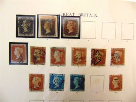STAMPS - A GREAT BRITAIN COLLECTION circa 1840-1975, mint and used, including three Vic. 1d. blacks,