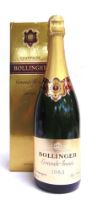 CHAMPAGNE - BOLLINGER GRANDE ANNEE VINTAGE, 1983 one bottle (75cl), boxed.