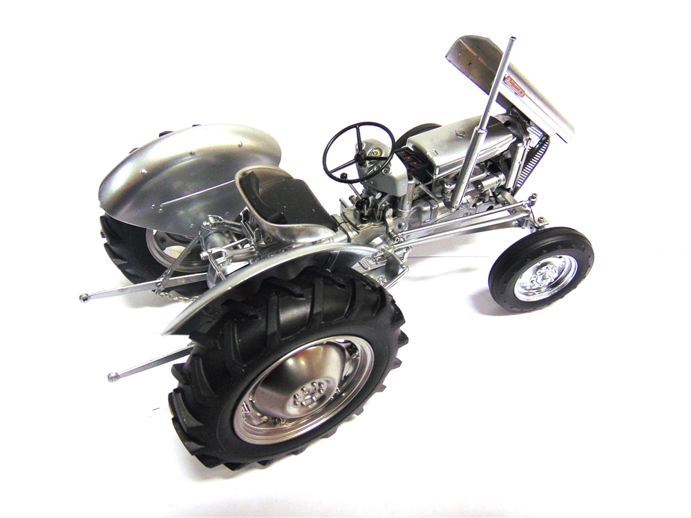 A 1/16 SCALE UNIVERSAL HOBBIES MASSEY FERGUSON TO35, 60TH ANNIVERSARY silver, limited edition of - Image 2 of 2