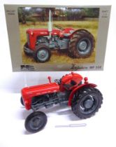 A 1/16 SCALE UNIVERSAL HOBBIES MASSEY FERGUSON 35X red and grey, near mint, boxed. Condition