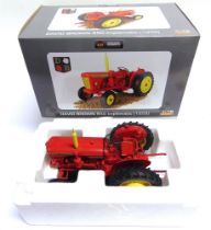 A 1/16 SCALE UNIVERSAL HOBBIES DAVID BROWN 950 IMPLEMATIC (1959) red and yellow, mint or near