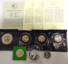 UNITED KINGDOM & OTHER - ASSORTED SILVER COINAGE comprising an Elizabeth II (1952-2022) Britannia