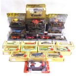 TWENTY-THREE ASSORTED DIECAST MODEL VEHICLES including seven 1/43 scale super cars and racing
