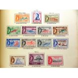 STAMPS - A BRITISH COMMONWEALTH COLLECTION George VI & Elizabeth II, mint and used, in five