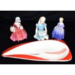 THREE ROYAL DOULTON FIGURES: HN 1370 'Marie', HN1955 '