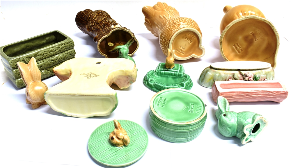 A COLLECTION OF SYLVAC POTTERY To include Jugs, Rabbits, Wall pocket etc (12) Condition Report : One - Image 2 of 2