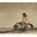 SIR WILLIAM RUSSELL FLINT, R.A., R.O.I. (SCOTTISH, 1880-1969) 'Carmelita', colour print, published