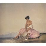 SIR WILLIAM RUSSELL FLINT, R.A., R.O.I. (SCOTTISH, 1880-1969) 'Ariadne', colour print, published