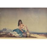 SIR WILLIAM RUSSELL FLINT, R.A., R.O.I. (SCOTTISH, 1880-1969) 'Sara', colour print, published by The