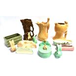 A COLLECTION OF SYLVAC POTTERY To include Jugs, Rabbits, Wall pocket etc (12) Condition Report : One