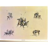 AFTER SUSIE WHITCOMBE 'Polo Studies', a pair of limited edition prints no. 197/300 and 211/300,