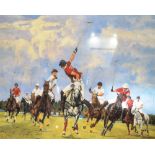 AFTER TERENCE GILBERT Polo, a limited edition colour print, no. 97/500, signed and numbered in