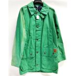 A 'MILLANO' SHORT LEATHER COAT size 10, another short coat size 42 and a green coat by 'John