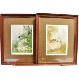 AFTER ARCHIBOLD THORBURN three studies of birds, signed in pencil on the mount, published by W.F.
