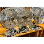 SIX SILVER FANS