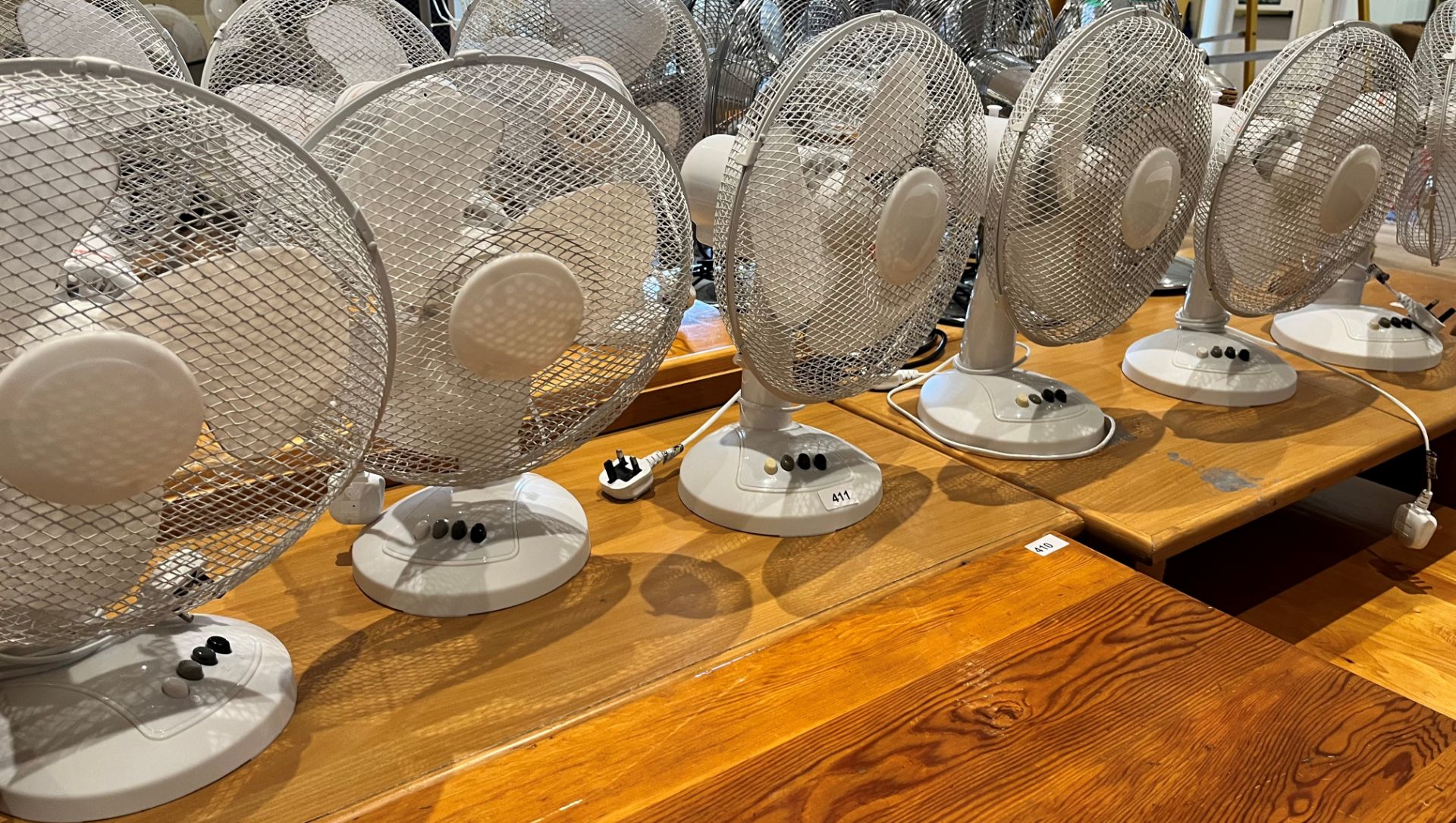 SIX WHITE FANS