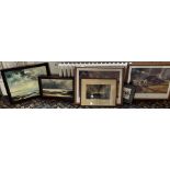 QUANTITY OF SEASCAPES, VARIOUS PICTURES