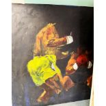 LARGE BOXING CANVAS