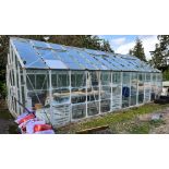 LARGE GLASS GREENHOUSE