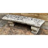 CURVED CONCRETE SEAT