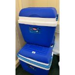 THREE COOLER BOXES