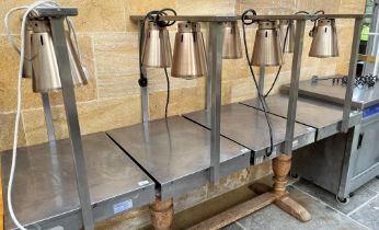 FOUR LAMP AND HEATED BASE UNITS