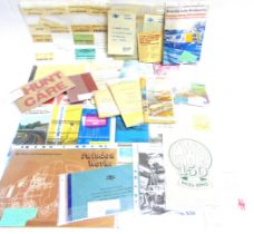 RAILWAYANA - EPHEMERA comprising booklets for an Exhibition of Liner Train Prototype equipment,