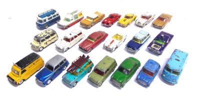 TWENTY CORGI DIECAST MODEL VEHICLES circa 1950s-60s, variable condition, generally playworn, all