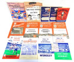 ASSORTED SPORTING PROGRAMMES & OTHER EPHEMERA circa 1940s-50s, comprising F.A. Cup Final programmes,