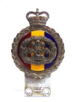 AUTOMOBILIA / MILITARIA - A SOUTH LANCASHIRE REGIMENT (THE PRINCE OF WALES'S VOLUNTEERS) ENAMEL &