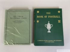 Two excellent reference books, 'The Book of Football', 12 parts, issued 1906,