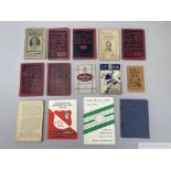 Collection of handbooks and annuals dating from late 19th century to 1930s
