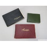 Three autograph books previously belonging to Bryan Horsnell, covering 1951-52 and 1952-53,