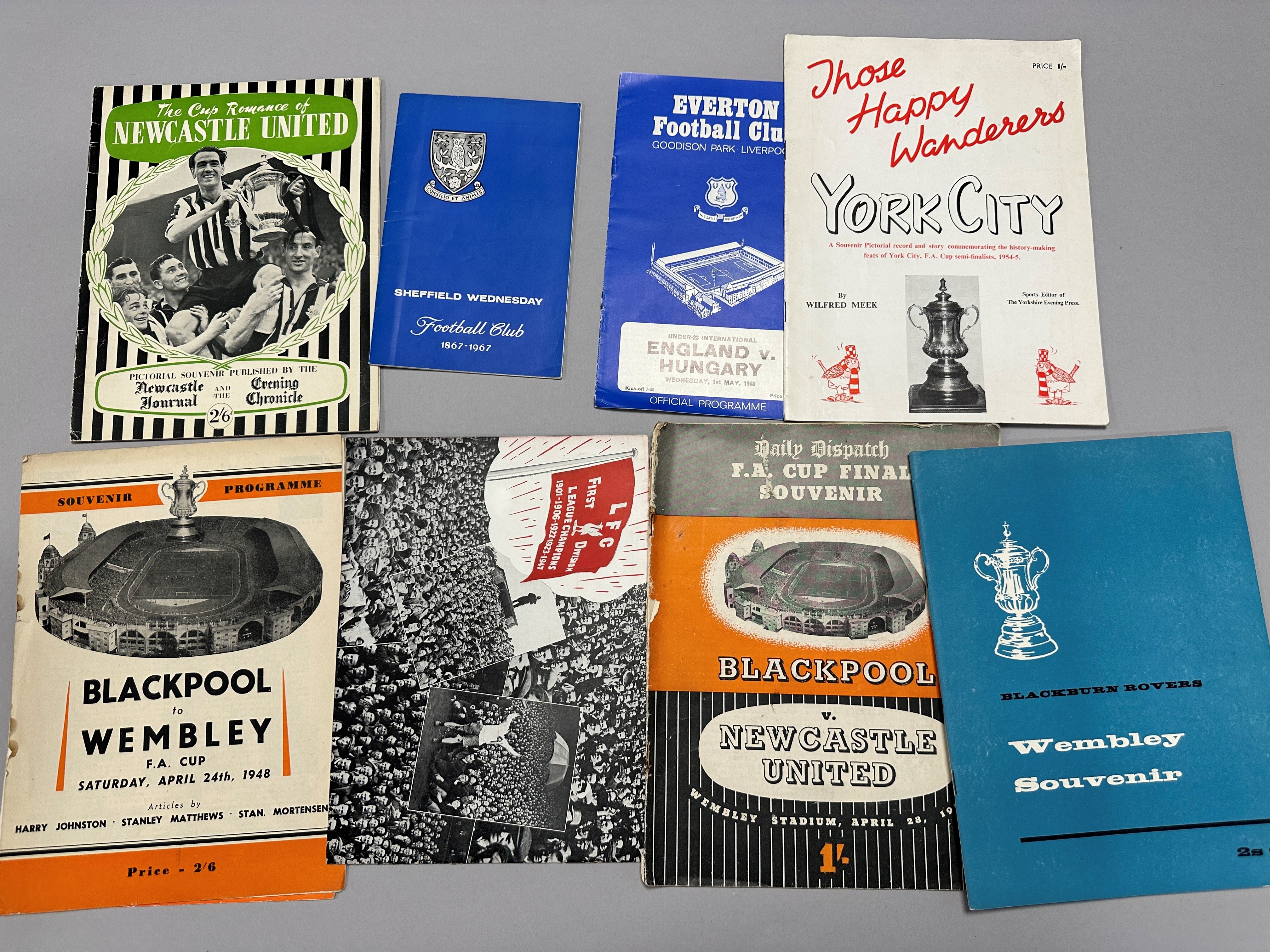 Collection of footballing publications, Players F.A. Cup souvenirs, handbooks, Club histories, etc., - Image 3 of 3
