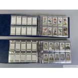 Two Cigarette cards albums with complete sets,