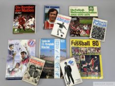 A collection of Germany Football related books