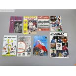 Collection of mainly big match representative European matches programmes & brochures, circa 1960-80